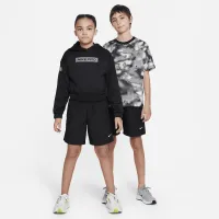 Nike Multi Big детские (для мальчиков) Dri-FIT тренировочные шорты цвет черный
