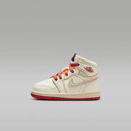 Nike Jordan 1 Retro High OG Baby/Toddler Кросівки колір білий