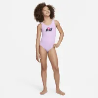 Nike Swim Big дитячі (Girls') U-Back One-Piece Swimsuit колір фіолетовий