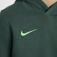 Brazil Club Big детские (для мальчиков) Nike Soccer Pullover Толстовка с капюшоном цвет зеленый