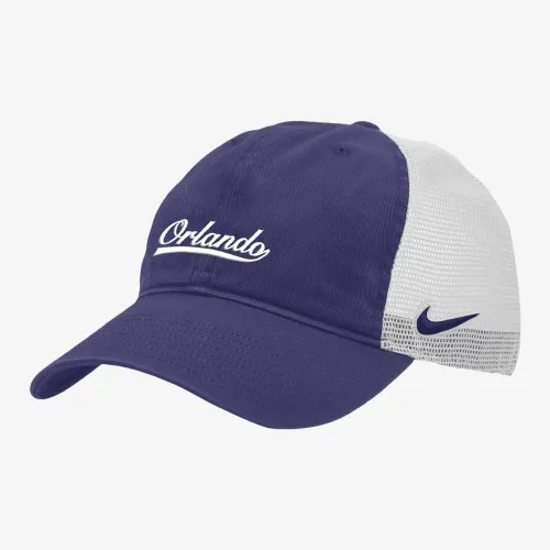 Orlando Pride Heritage86 Nike Soccer Trucker Hat колір фіолетовий