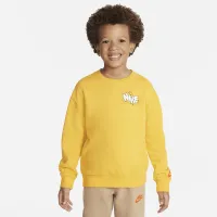 Nike Sportswear Create Your Own Adventure Little детские French Terry Graphic Crew набор цвет коричневый