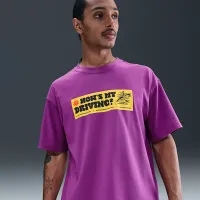 Nike ACG мужские футболка цвет фиолетовый