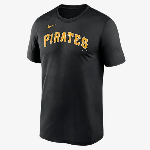 Pittsburgh Pirates Fuse Wordmark Legend чоловічі Nike Dri-FIT MLB футболка колір чорний
