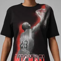 Nike Jordan Sport Heritage женская Dri-FIT Graphic футболка цвет черный