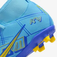 Nike Jr. Mercurial Superfly 9 Club KM FG/MG Little/Big детские Multi-Ground High-Top футбольные бутсы синий
