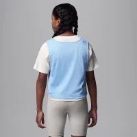 Nike Jordan тренировочные Camp Big детские Mesh Overlay футболка цвет серый