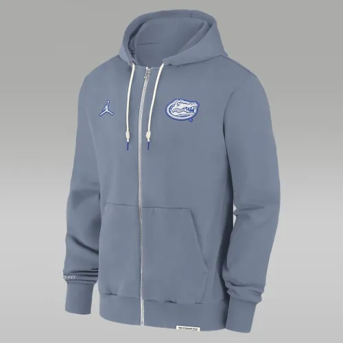 Florida Gators Sideline Player чоловічі Nike Dri-FIT College Full-Zip Толстовка з капюшоном блакитний