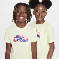 Nike Sportswear Big детские футболка цвет зеленый