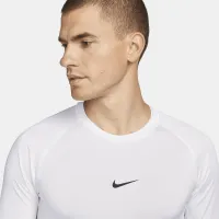 Nike Pro чоловічі Dri-FIT Tight Long-Sleeve Fitness Top колір білий