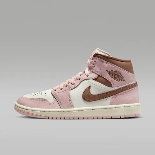 Nike Air Jordan 1 Mid женская Кроссовки Pink