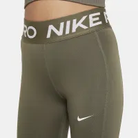 Nike Pro Leak Protection: Period Girls' Dri-FIT лосины цвет зеленый