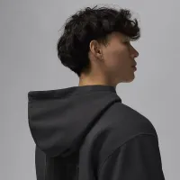 Nike Jordan Brooklyn Fleece чоловічі Pullover Толстовка з капюшоном колір чорний