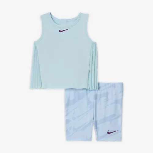 Nike Dri-FIT Prep in Your Step Baby (12-24M) шорти комплект блакитний