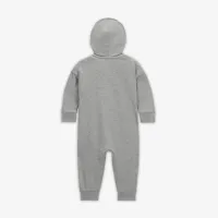 Nike Baby (3-9M) Metallic French Terry Coverall колір сірий