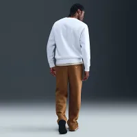Nike Club чоловічі Fleece Bungee Pants колір коричневий