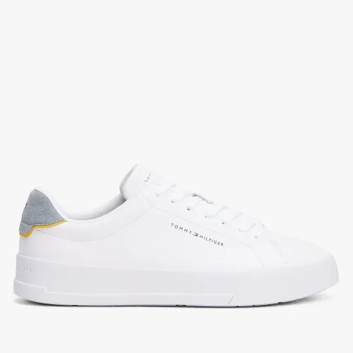 Кроссовки Tommy Hilfiger Court Leather Detail FM0FM05367-PN6 - Белые