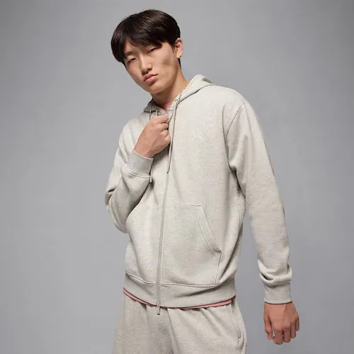 Nike Jordan Brooklyn Fleece мужские Full-zip Толстовка с капюшоном цвет серый