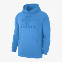 Nike Swoosh Club Fleece мужские Soccer Pullover Толстовка с капюшоном синий
