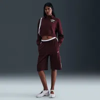 Nike Sportswear Phoenix Fleece жіноча Loose Collaколір червоний Pull-Over Top колір червоний