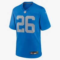 Jahmyr Gibbs Detroit Lions чоловічі Nike NFL Game Football Jersey блакитний
