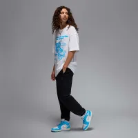 Nike Air Jordan 1 Mid женская Кроссовки синий