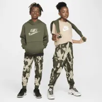 Nike Sportswear Club Fleece Big детские Camo Cargo Pants цвет зеленый