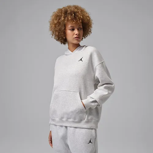 Nike Jordan Brooklyn Fleece женская Pullover Толстовка с капюшоном цвет коричневый
