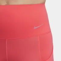 Nike Go женская Firm-Support С высокой Талией Cropped лосины с карманамицвет красный