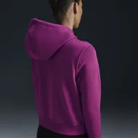 Nike Therma-FIT One женская Pullover Толстовка с капюшоном цвет фиолетовый