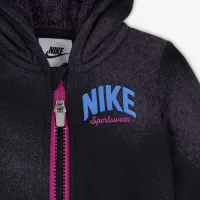 Nike Sportswear Powder Play Baby (0-9M) Lightweight Fleece Coverall цвет черный