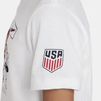 U.S. Big детские Nike Soccer футболка цвет белый