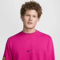 Nike Sportswear Club Fleece мужские Crew-Neck French Terry свитшот Pink
