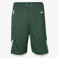 Milwaukee Bucks Icon Edition Big дитячі Nike Dri-FIT NBA Swingman шорти колір зелений