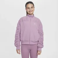 Nike Girls' Dri-FIT тренировочные Куртка цвет фиолетовый