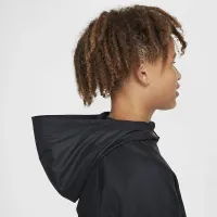 Nike Sportswear Windrunner Big детские Hooded Repel Куртка цвет черный