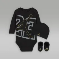 Nike Jordan Baby (0-9M) See Me Shine 3-Piece Boxed набор цвет черный