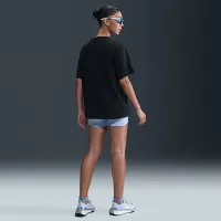 Nike After Dark Tour женская оверсайз Short-Sleeve Graphic футболка цвет черный