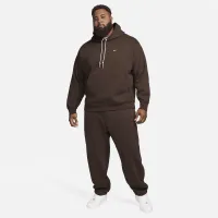 Nike Solo Swoosh мужские Fleece Pullover Толстовка с капюшоном цвет коричневый