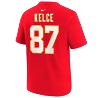 Travis Kelce Kansas City Chiefs Super Bowl LIX Big дитячі Nike NFL футболка колір червоний