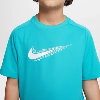 Nike Multi Big дитячі (для хлопчиків) Dri-FIT Short-Sleeve Top колір зелений