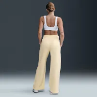 Nike Sportswear Phoenix Fleece женская С высокой Талией Wide-Leg Sweatpants цвет коричневый