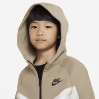 Nike Sportswear Tech Fleece Big дитячі (для хлопчиків) Full-Zip Толстовка з капюшоном колір білий
