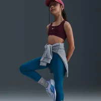 Nike One Big детские (Girls') Dri-FIT С высокой Талией лосины синий