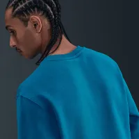 Nike Club мужские Fleece Crew синий