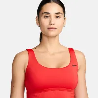 Nike Tankini женская Swimsuit Top цвет красный