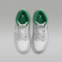 Nike Air Jordan 1 Mid Big детские Кроссовки цвет белый