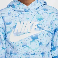 Nike Flow-Ral Little детские Printed Pullover Толстовка с капюшоном синий