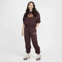 Nike Sportswear Club Fleece Girls' Loose Pants цвет красный