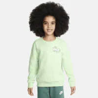 Nike Sportswear Create Your Own Adventure Little детские French Terry Graphic Crew набор цвет зеленый